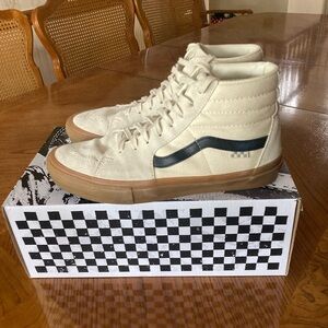 Vans Skate Sk8-Hi Birch/Gum Mens size 10 Popcush